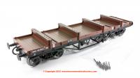 7F-061-005 Dapol YRV Bogie Bolster E Wagon Number KDB923962 In BR Bauxite Livery With S&T Branding
